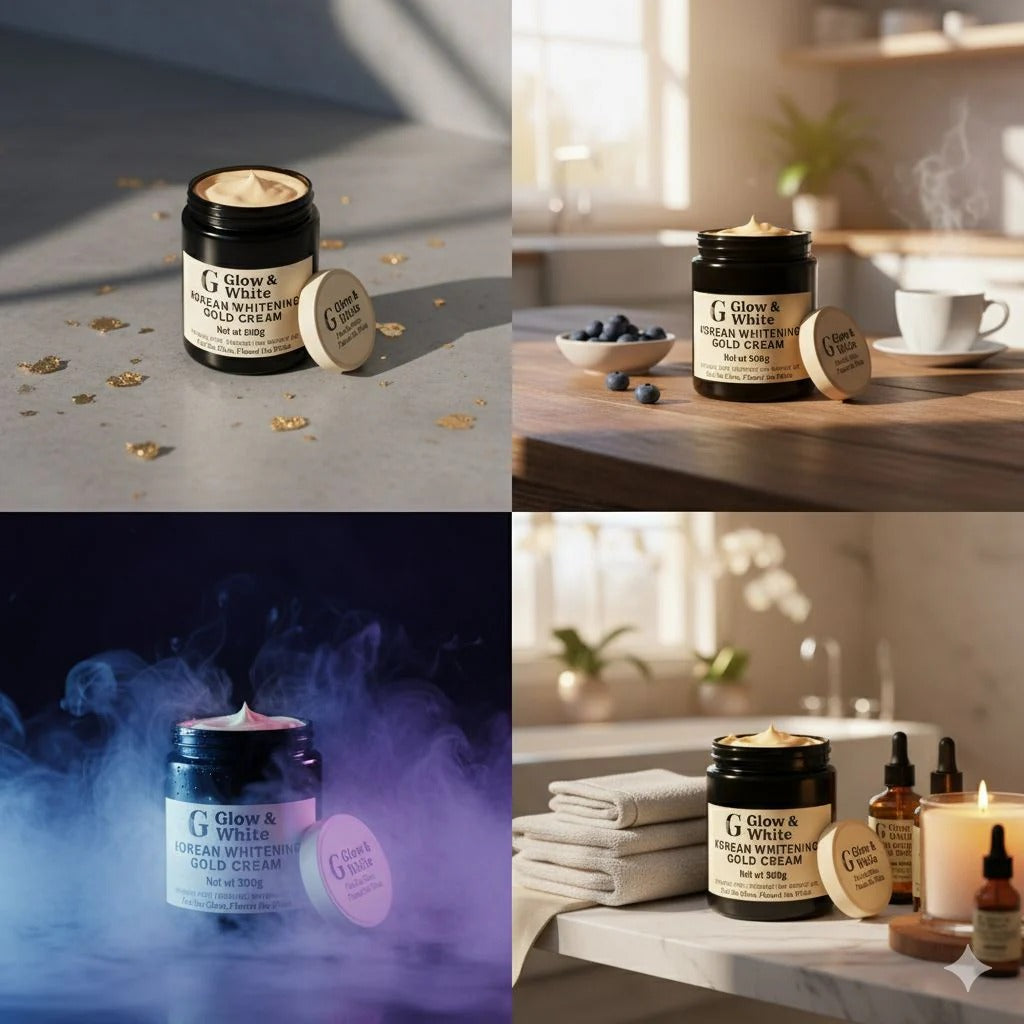 GLOW & WHITE KOREAN WHITENING GOLD CREAM (500gm)