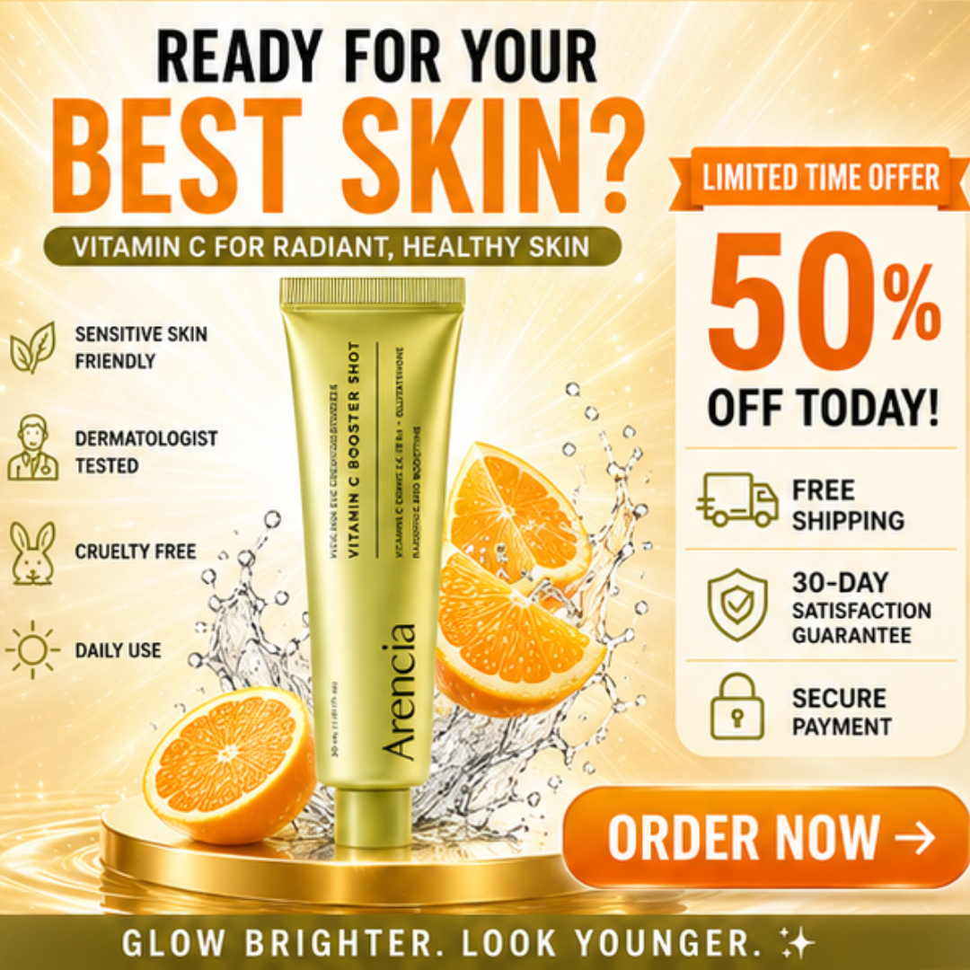 Arencia Vitamin C Cream | Removes Dark Spots & Pigmentation | Deep Hydration & Skin Brightening