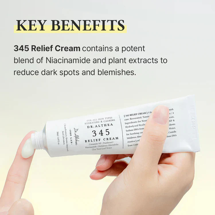 Dr Althea 345 Relief Cream | Best for Acne Scars & Barrier Repair (50ml)