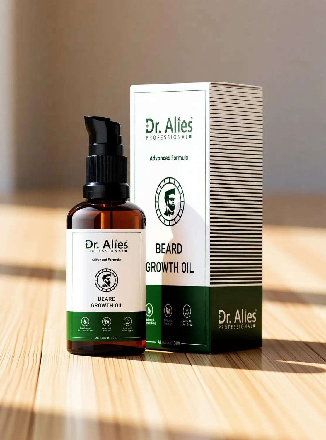 Dr Alies Professional Advanced Beard Growth Oil for Men (30ML) | Buy 1 Get 1 Free