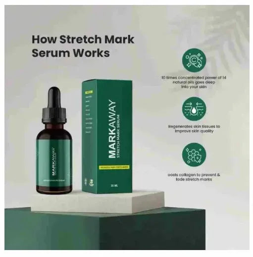 Markaway Stretch Mark Serum – Hydrating Skin Care | Buy 1 Get 1 Free