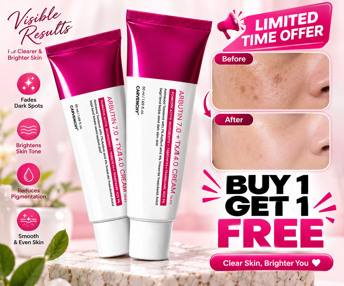 Arbutin 7% + TXA 4% Brightening Cream – 50ml [ Buy 1 Get 1 FREE  ]