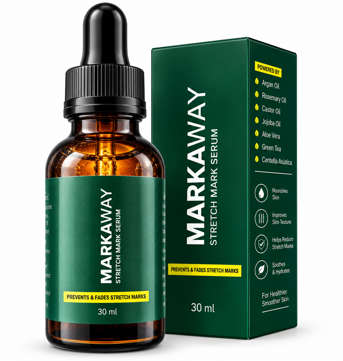 Markaway Stretch Mark Serum – Hydrating Skin Care | Buy 1 Get 1 Free