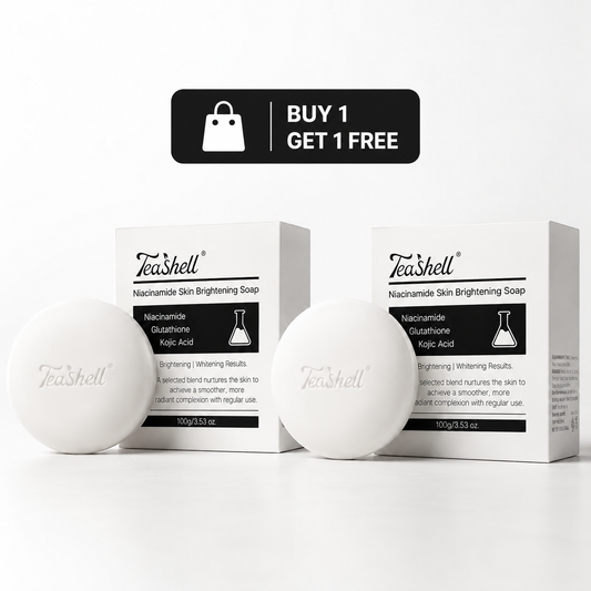 TeaShell Niacinamide Skin Brightening Soap | Buy 1 Get 1 Free