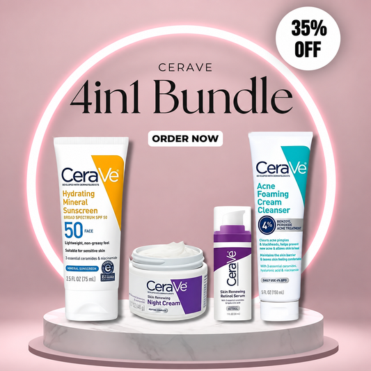 CeraVe 4 in 1 Skincare Bundle | For both Men & Women