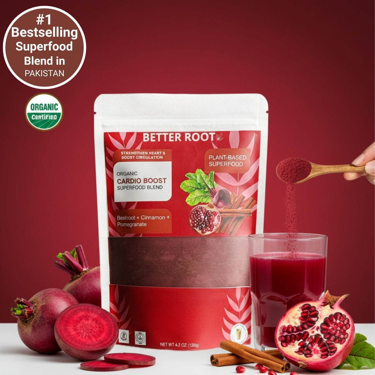 Better Root Organic Cardio Boost Superfood Blend
