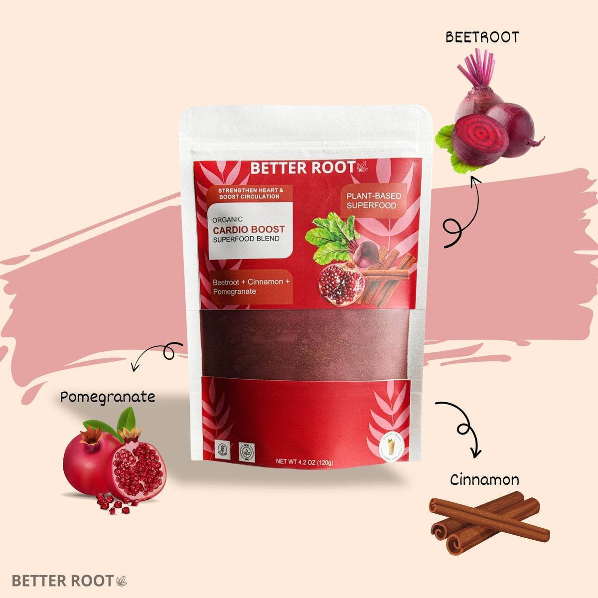 Better Root Organic Cardio Boost Superfood Blend