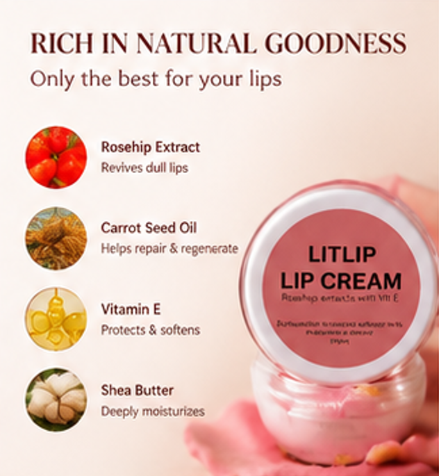 Magic LitLip Lip Cream | Buy 1 Get 1 Free