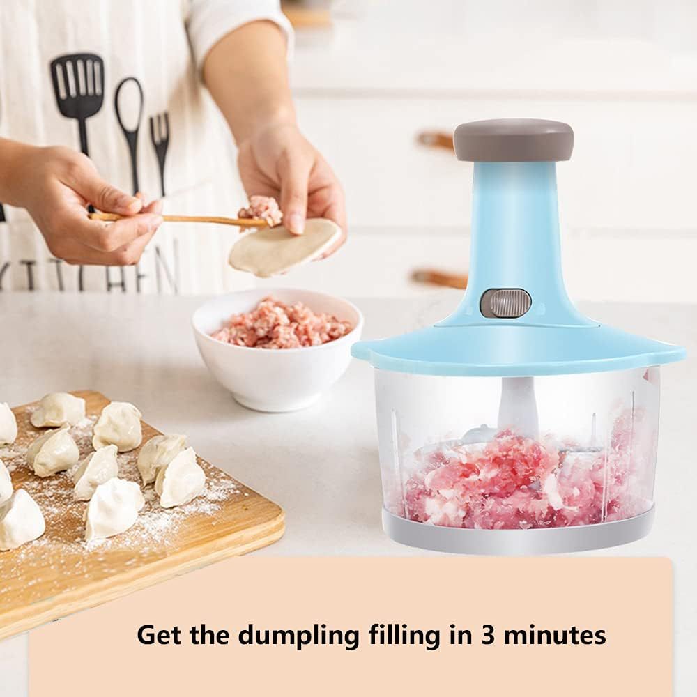 Hand Push Vegetable Chopper 1.5L/2L