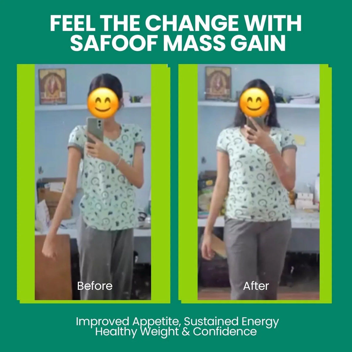 Safoof Mass Gain - 100% Natural Formula