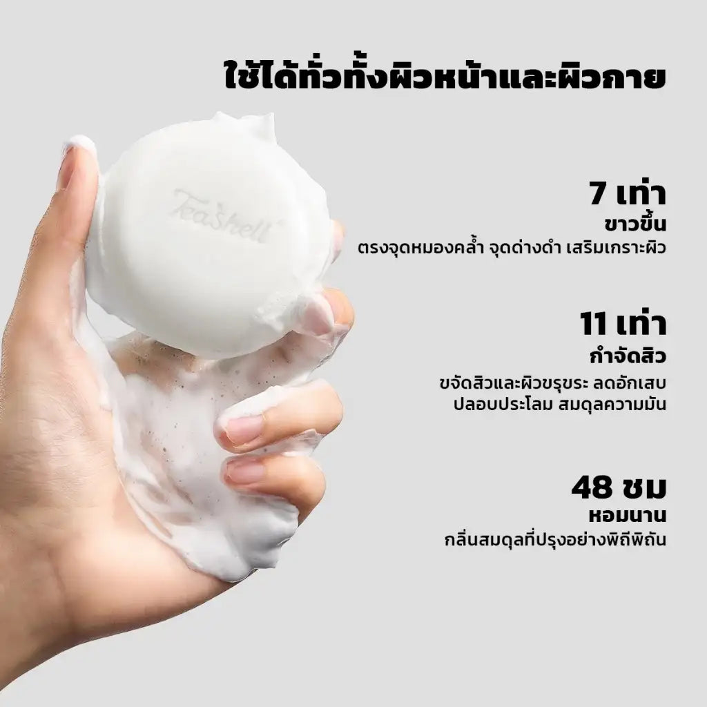 TeaShell Niacinamide Skin Brightening Soap | Buy 1 Get 1 Free