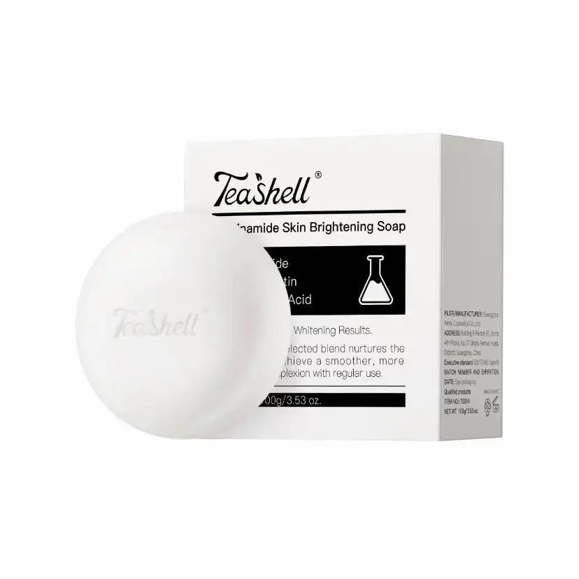 TeaShell Niacinamide Skin Brightening Soap | Buy 1 Get 1 Free