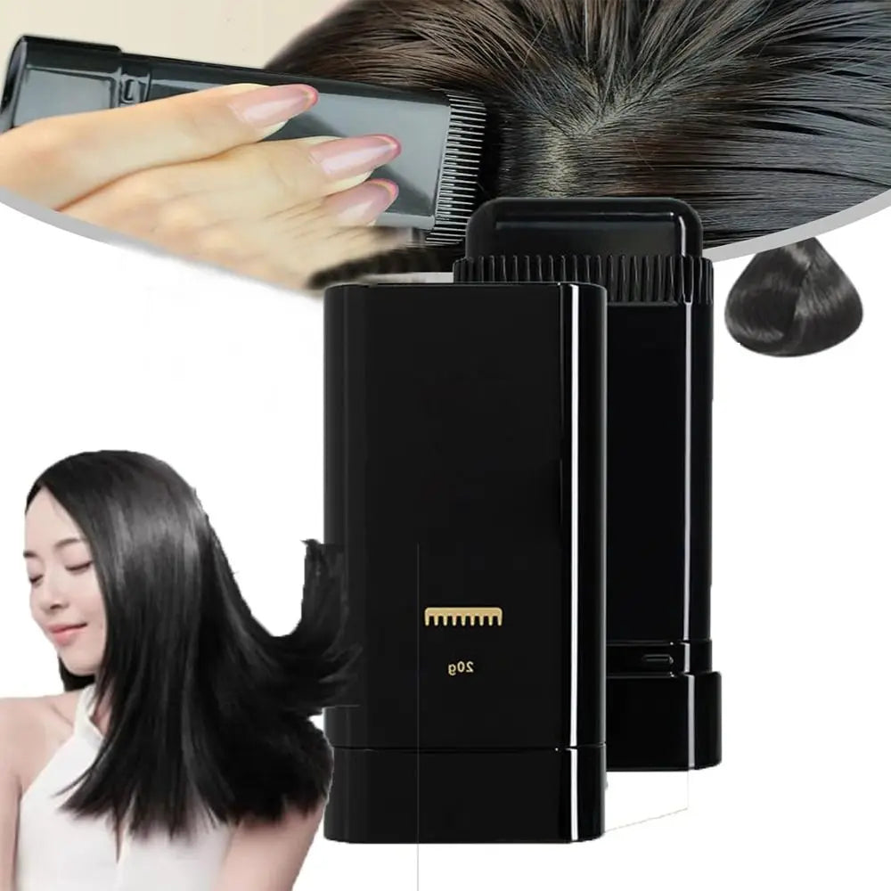 2 in 1 Water And Sweat Proof Hair Comb Dye | Instant Hair Color Stick