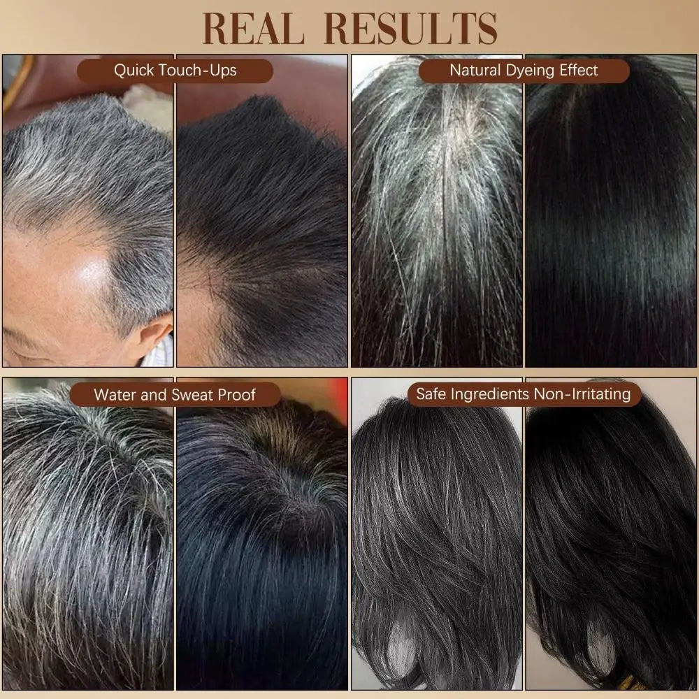 2 in 1 Water And Sweat Proof Hair Comb Dye | Instant Hair Color Stick