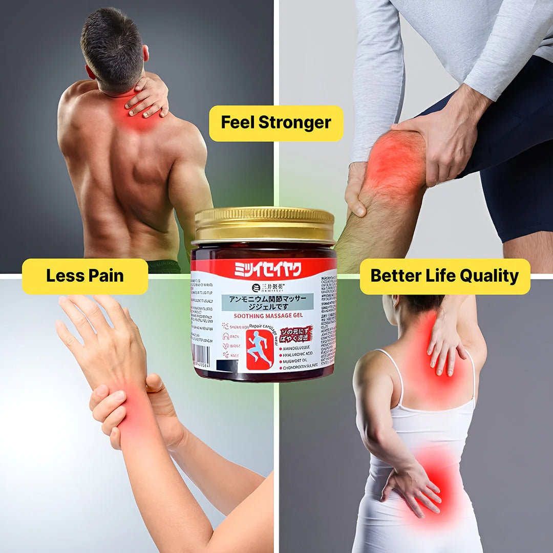 Japanese Instant Pain Relief Soothing Massage Gel | Buy 1 Get 1 Free