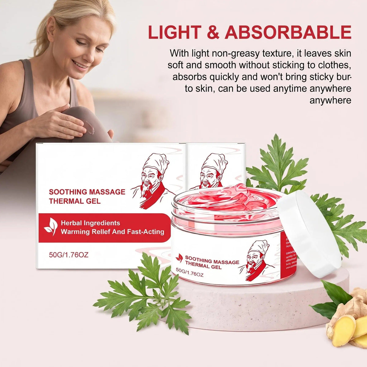 RVDU Massage Thermal Gel (50gm)