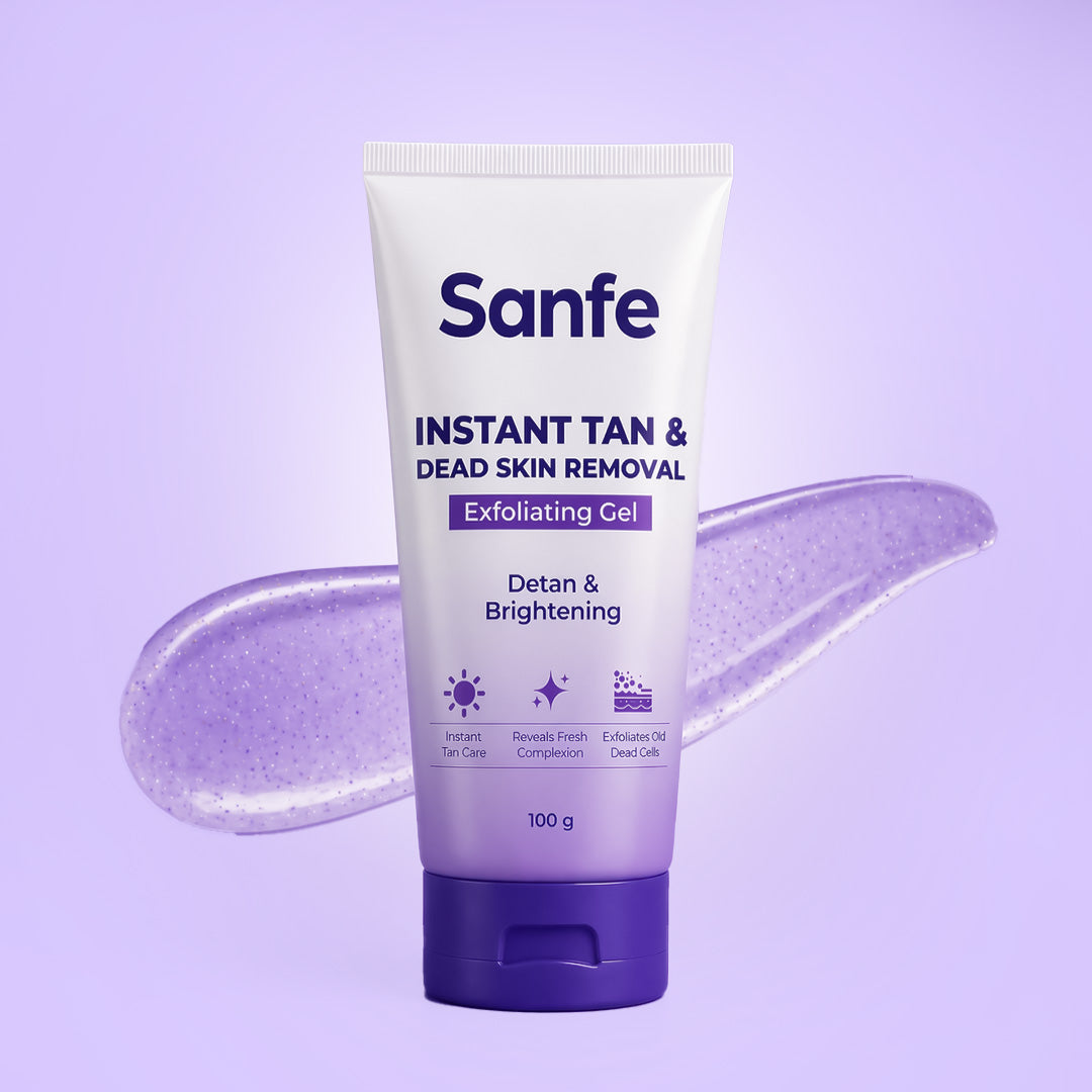 Sanfe Body Exfoliating Gel for Smooth Radiant Skin | Buy 1 Get 1 Free
