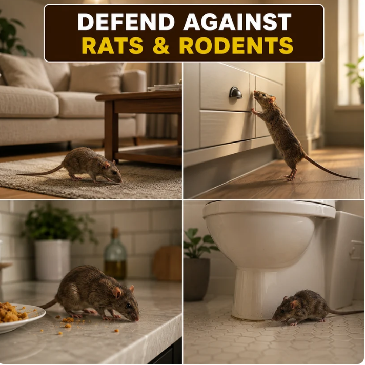Rat Repellent Spray 50ml – Natural, Safe & Non-Toxic Rodent Deterrent for Home